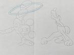 Walt Disney (ca. 1970s) - 1 Originele animatietekening van, Nieuw