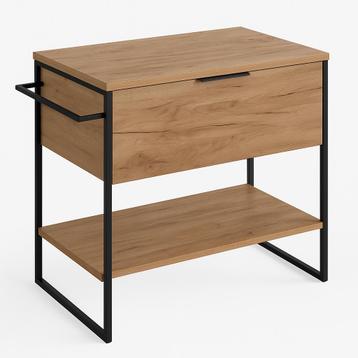 Staande Wastafelkast Kobe 80 x 46 x 85 cm - Eiken beschikbaar voor biedingen