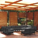 vidaXL 12-delige Loungeset met kussens massief grenenhout, Tuin en Terras, Tuinsets en Loungesets, Verzenden, Nieuw, Loungeset