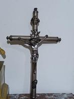 Antique Crucifix - Argent - 1940-1950, Antiquités & Art