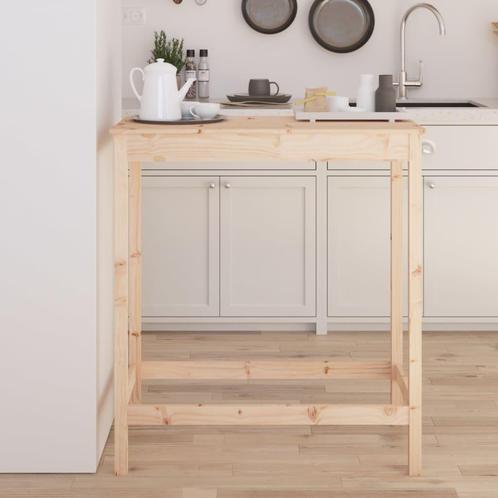 vidaXL Bartafel 100x50x110 cm massief grenenhout, Huis en Inrichting, Tafels | Eettafels, Nieuw, Verzenden