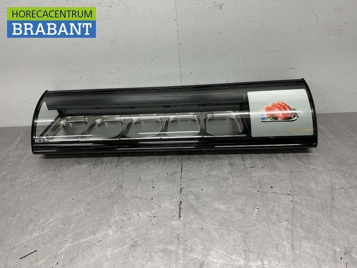 Sushivitrine Tapasvitrine Opzet koelvitrine 5 x 1/2 GN 175,4, Zakelijke goederen, Horeca | Keukenapparatuur, Ophalen of Verzenden