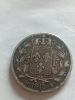 Frankrijk. Louis XVIII. 5 Francs 1817-A, Paris (Zonder, Postzegels en Munten, Munten | Europa | Euromunten