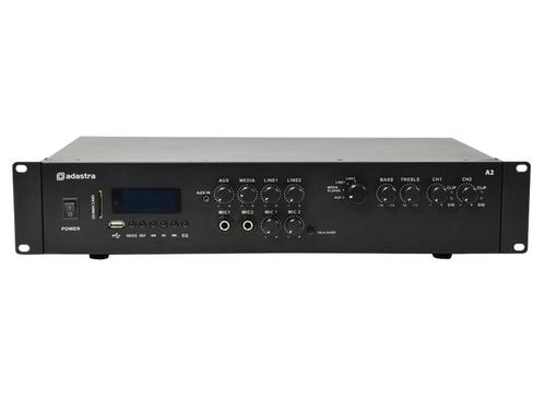 Adastra A2 Stereo Versterker 2 X 200W Met Bleutooth En Mic, Muziek en Instrumenten, Microfoons