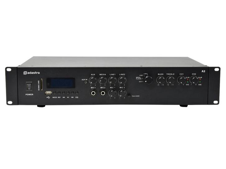 Adastra A2 Stereo Versterker 2 X 200W Met Bleutooth En Mic, Muziek en Instrumenten, Microfoons