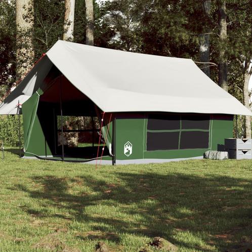 vidaXL Tent 5-persoons waterdicht groen, Caravans en Kamperen, Tenten, Nieuw, Verzenden