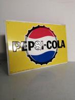 Pepsi Cola- Italia 1970s - Reclamebord - Aluminium, Antiek en Kunst