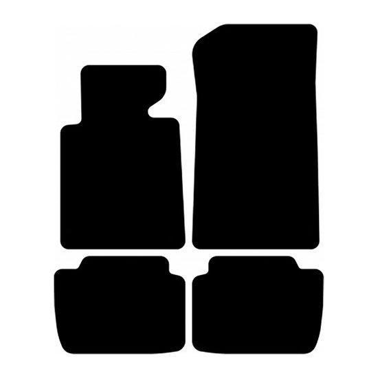 Velour Vloer matten set Cabrio BMW 3 Serie E46 B3963, Auto diversen, Automatten, Nieuw