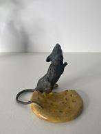 Bergman (after) - Beeld, Muis met biscuit - 55 mm - Weens