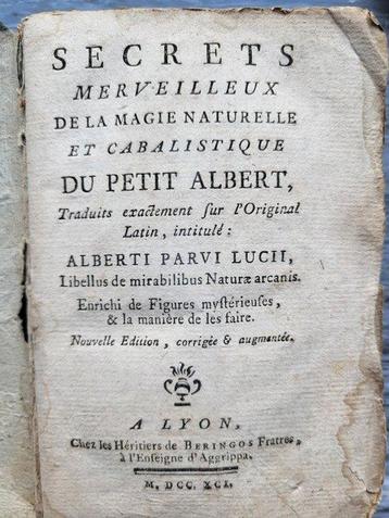 Albertus Parvus Lucius - Secrets merveilleux de la magie