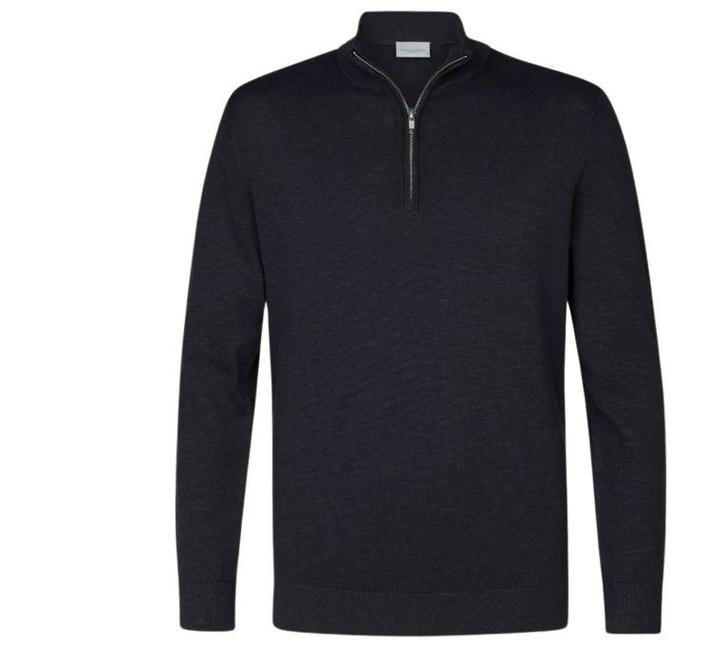 Tweedekans | Profuomo Half Zip Pullover – Navy – Maat S –, Kleding | Heren, Truien en Vesten, Ophalen of Verzenden