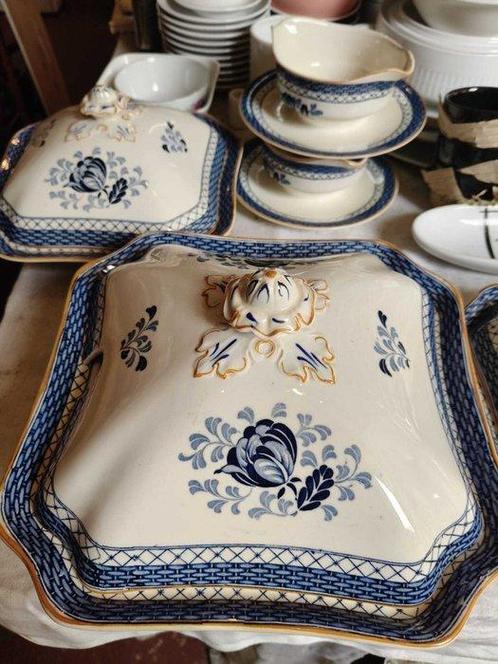 Eetservies (10) - Sandown - Keramiek, Porselein, Antiek en Kunst, Antiek | Meubels | Tafels