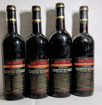 1961 Bruzzone - Barolo - 4 Bouteilles (0,72 L)