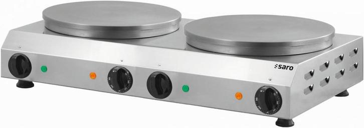 Crepe Bakplaat PIERRE | 4.8kW | 2 Gietijzeren Platen |, Zakelijke goederen, Horeca | Keukenapparatuur, Nieuw in verpakking, Verzenden