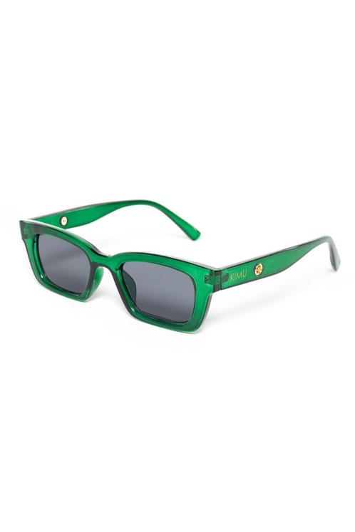Zonnebril Rechthoekig IKO Groen Transparant Montuur Zwarte G, Handtassen en Accessoires, Zonnebrillen en Brillen | Dames, Zwart