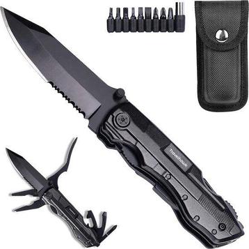 Tweedekans | Travelhawk Zakmes - Multitool Zakmes - 14-in-1 beschikbaar voor biedingen