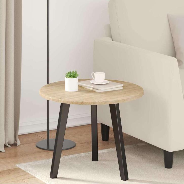 vidaXL Tafelblad Sonoma eiken 50 x 50 x 1.5 cm Bewerkt hout, Huis en Inrichting, Tafelonderdelen, Nieuw, Verzenden