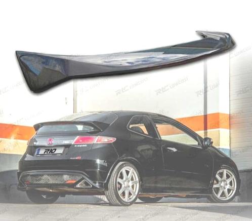 Aileron Spoiler Pour Honda Civic Look R 5P 06 Carbone, Auto-onderdelen, Carrosserie, Verzenden