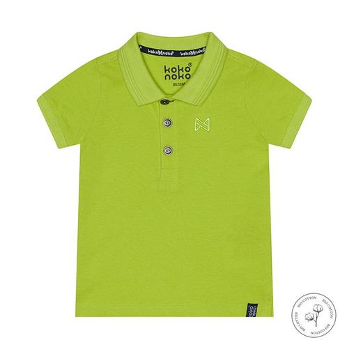 Koko Noko - Noah Poloshirt Bio Cotton Neon Yellow, Kinderen en Baby's, Kinderkleding | Overige, Jongen, Nieuw, Ophalen of Verzenden