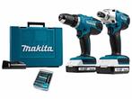 Veiling - Makita accuboor en slagschroever combi kit DK18355, Nieuw