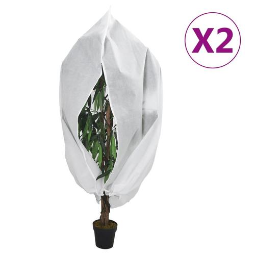 vidaXL Plantenhoes met ritssluiting 2 st 70 g/m² 3,14x2,5 m, Tuin en Terras, Hand-tuingereedschap, Nieuw, Verzenden