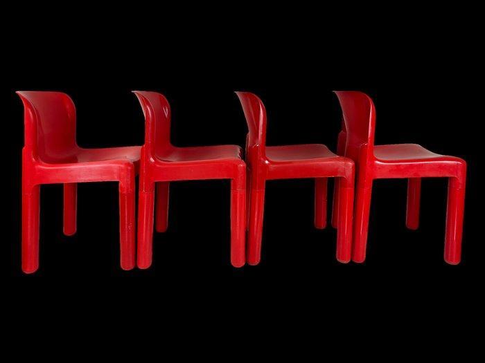 Kartell - Carlo Bartoli - Stoel (4) - 4875 - Polypropyleen, Antiek en Kunst, Antiek | Meubels | Stoelen en Sofa's