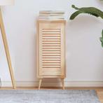 vidaXL Kastdeur met lamellen 61,5x29,5 cm massief grenenhout, Doe-het-zelf en Bouw, Verzenden, Nieuw