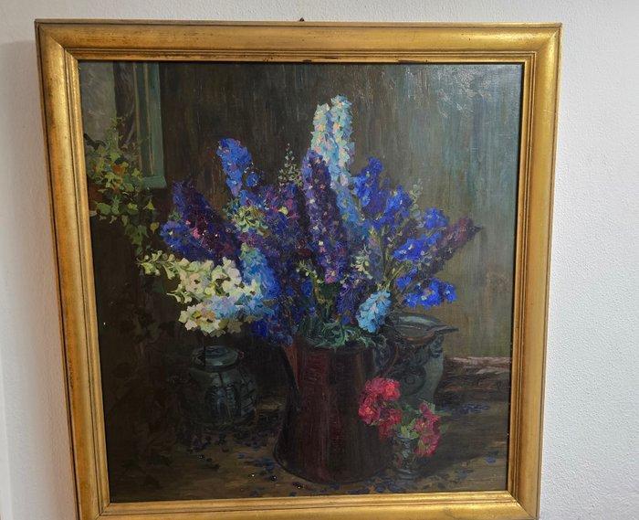 Edmond Van Coppenolle (c.1843/46-1915) - Blumenstrauß, Antiek en Kunst, Kunst | Schilderijen | Klassiek