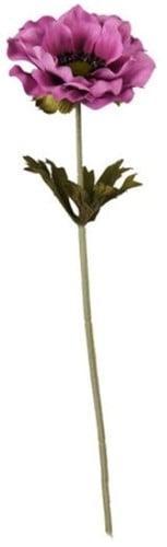 Anemoon Plum Zijdenbloem 37 cm per stuk, Huis en Inrichting, Woonaccessoires | Kunstplanten en Kunstbloemen, Nieuw