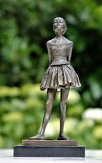 Figuur - edgar degas 14 jarig danseresje - brons marmer, Antiek en Kunst
