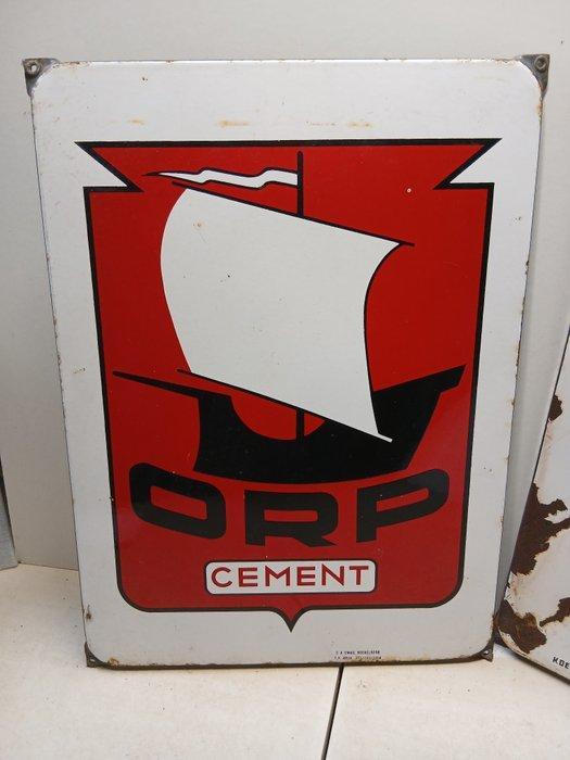 Emaillerie Koekelberg - Plaques des anciennes cimenterie, Antiek en Kunst, Antiek | Wandborden en Tegels