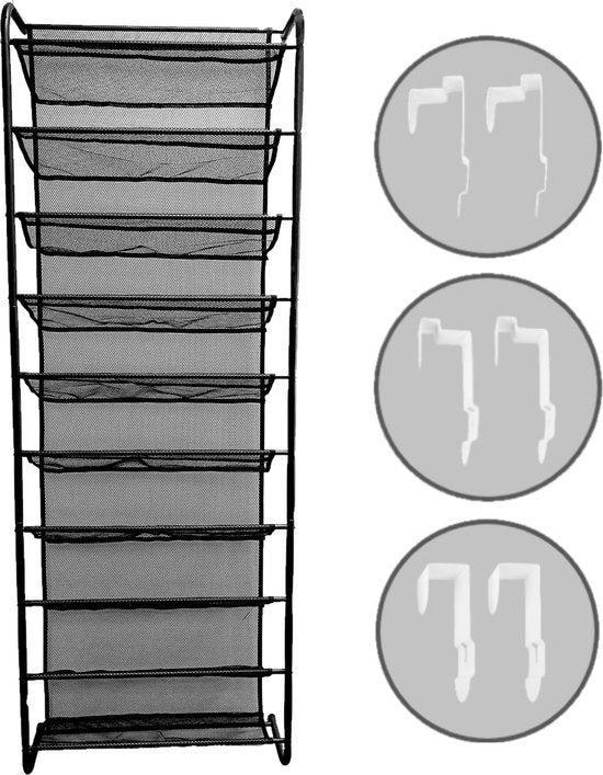2dekans | ODADDY® hangend schoenenrek metaal deur -, Huis en Inrichting, Kasten | Schoenenkasten, Ophalen of Verzenden