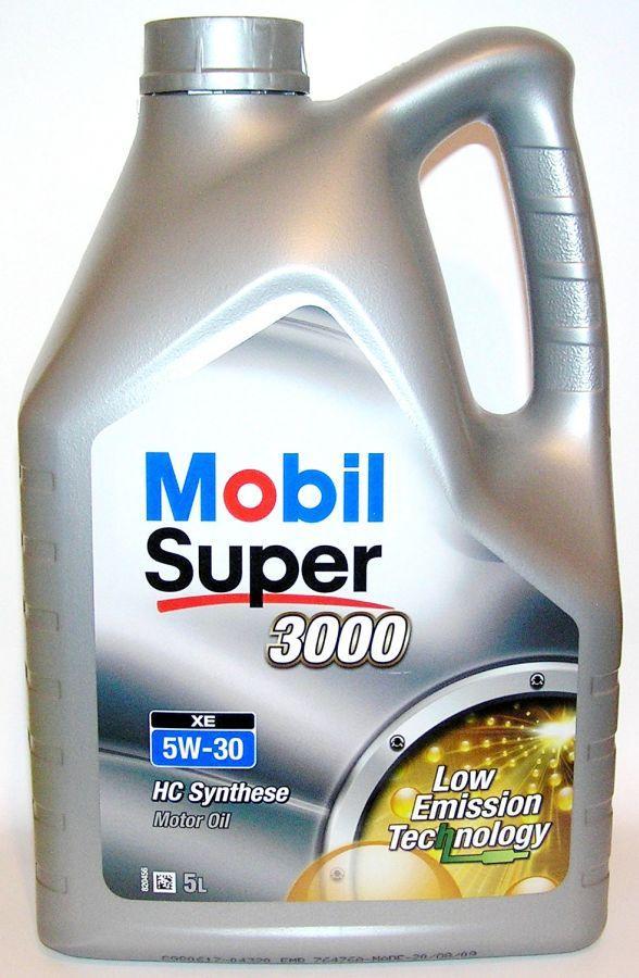 Mobil Super 3000 XE 5W30 5 Liter, Auto diversen, Onderhoudsmiddelen, Ophalen of Verzenden