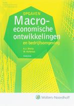 opgaven Macro economische ontwikkelingen en bedrijfsomgeving, A.J. Marijs, W. Hulleman, Zo goed als nieuw, Verzenden