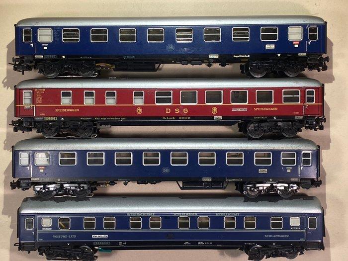 Märklin H0 - 4032/4029/4024/4027 - Modeltrein personenwagen, Hobby en Vrije tijd, Modeltreinen | H0