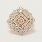 Bague tendance - 14 carats Or blanc -  1.32ct. tw. Diamant