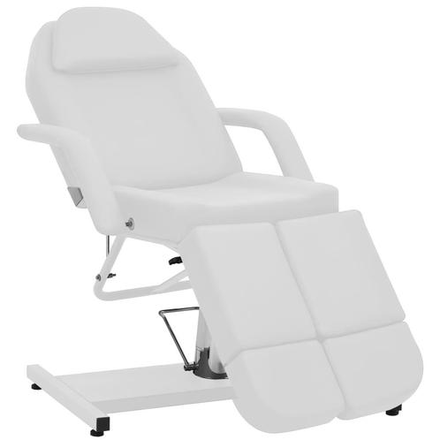 vidaXL Behandelstoel 180x62x78 cm kunstleer wit, Sport en Fitness, Massageproducten, Nieuw, Verzenden