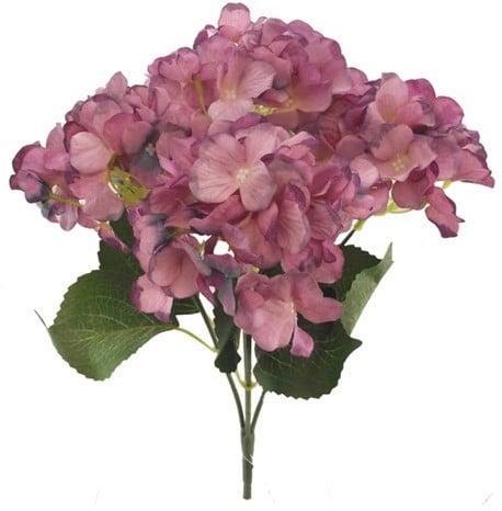 Hortensia Hydrangea Groot Vintage Pink Zijdenbloem 45 cm, Maison & Meubles, Accessoires pour la Maison | Plantes & Fleurs artificielles