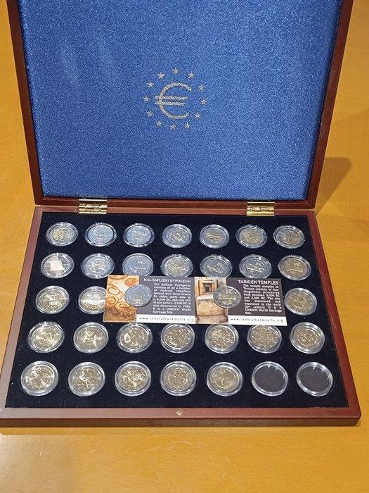 Finland, Malta. 2 Euro 2005/2025 (Included Erasmus, Maltese, Postzegels en Munten, Munten | Europa | Euromunten