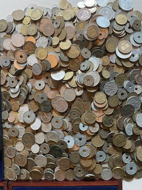 Frankrijk. Lot de 5 kgs 195 monnaies dont 20 en Argent, Postzegels en Munten, Munten | Europa | Niet-Euromunten
