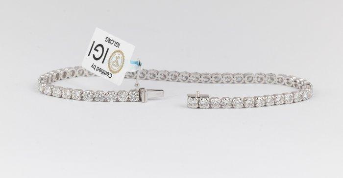 Armband - 18 karaat Witgoud - 5.00ct. tw. Diamant, Bijoux, Sacs & Beauté, Bracelets