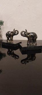 Signé gallot - Serre-livres (2) - Marbre, fonte d art -