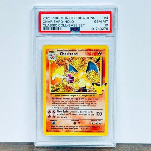 Pokémon Graded card - Charizard Holo - Celebrations #4 -, Hobby en Vrije tijd, Verzamelkaartspellen | Pokémon