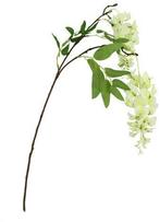 Wisteria Ivory Zijdenbloem Spray 95 cm, Nieuw