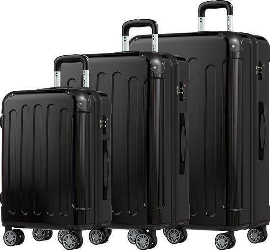 2dekans | TRVLMORE - Kofferset - Zwart - 38L x75L x115L, Muziek en Instrumenten, Behuizingen en Koffers, Ophalen of Verzenden