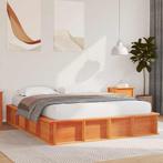 vidaXL Bedframe met Opbergruimte, Wasbruin, 150 x 200 cm,, Huis en Inrichting, Verzenden, Nieuw