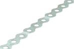 Bandijzer gegolfd, geperforeerd, rvs 12 x 0.75m (10 m), Nieuw, Overige materialen, Klink of Kruk