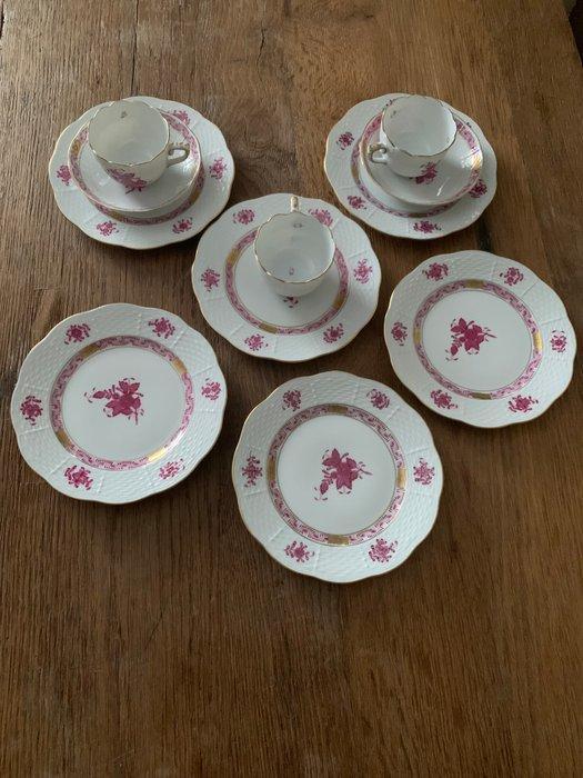 Herend - Kop en schotel - Porselein, Antiquités & Art, Antiquités | Meubles | Tables