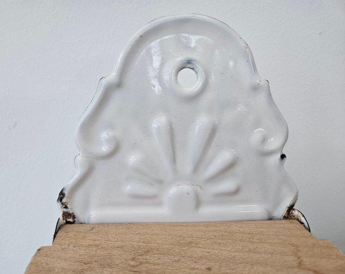 Zoutvat - Voorraadpot - Emaille - Zoutpot - Salz., Antiek en Kunst, Antiek | Keukengerei