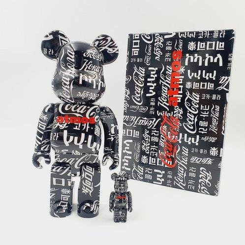 Medicom Toy x coca cola - Be@rbrick 400% + 100% Coca cola x, Antiquités & Art, Art | Peinture | Moderne